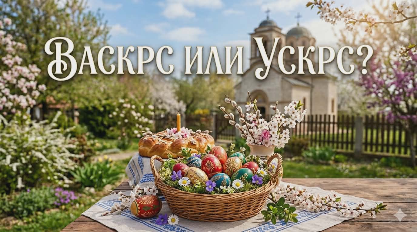 Васкрс или Ускрс?